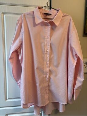 Lane Bryant pink blouse. 1X